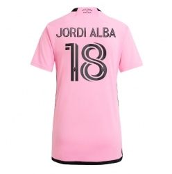 Inter Miami Jordi Alba #18 Hjemmedrakt Dame 2024-25 Kortermet