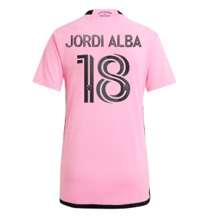 Inter Miami Jordi Alba #18 Hjemmedrakt Dame 2024-25 Kortermet