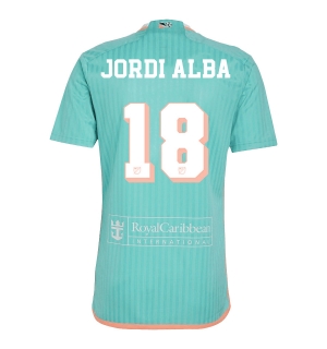 Inter Miami Jordi Alba #18 Tredjedrakt 2024-25 Kortermet