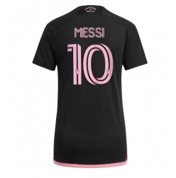 Inter Miami Lionel Messi #10 Bortedrakt Dame 2024-25 Kortermet