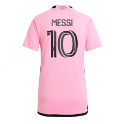 Inter Miami Lionel Messi #10 Hjemmedrakt Dame 2024-25 Kortermet