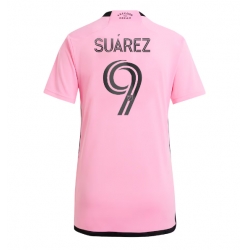 Inter Miami Luis Suarez #9 Hjemmedrakt Dame 2024-25 Kortermet