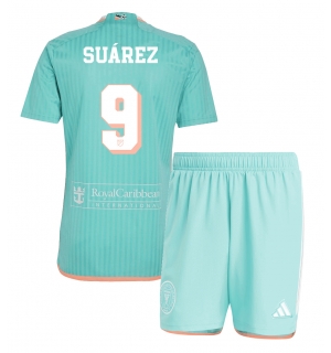 Inter Miami Luis Suarez #9 Tredjedraktsett Barn 2024-25 Kortermet (+ Korte bukser)