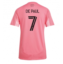 Inter Miami Rodrigo De Paul #7 Hjemmedrakt Dame 2025-26 Kortermet