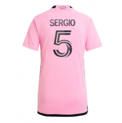 Inter Miami Sergio Busquets #5 Hjemmedrakt Dame 2024-25 Kortermet