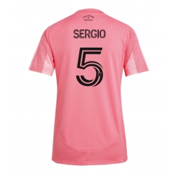 Inter Miami Sergio Busquets #5 Hjemmedrakt Dame 2025-26 Kortermet