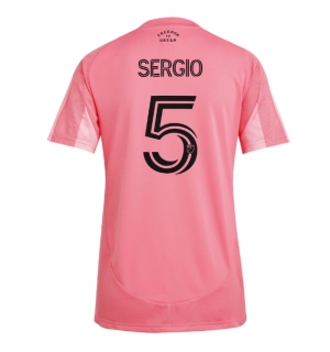 Inter Miami Sergio Busquets #5 Hjemmedrakt Dame 2025-26 Kortermet