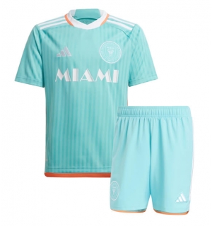Inter Miami Tredjedraktsett Barn 2024-25 Kortermet (+ Korte bukser)