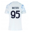 Inter Milan Alessandro Bastoni #95 Bortedrakt Dame 2025-26 Kortermet