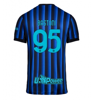 Inter Milan Alessandro Bastoni #95 Hjemmedrakt 2025-26 Kortermet