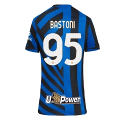 Inter Milan Alessandro Bastoni #95 Hjemmedrakt Dame 2024-25 Kortermet