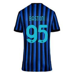 Inter Milan Alessandro Bastoni #95 Hjemmedrakt Dame 2025-26 Kortermet
