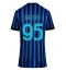 Inter Milan Alessandro Bastoni #95 Hjemmedrakt Dame 2025-26 Kortermet