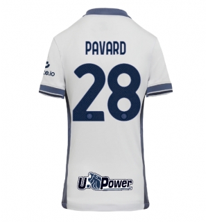 Inter Milan Benjamin Pavard #28 Bortedrakt Dame 2024-25 Kortermet