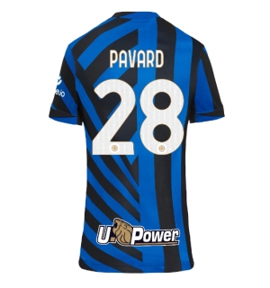 Inter Milan Benjamin Pavard #28 Hjemmedrakt Dame 2024-25 Kortermet