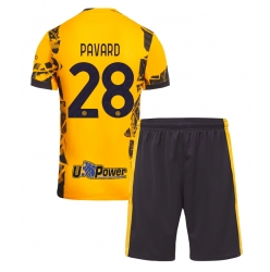Inter Milan Benjamin Pavard #28 Tredjedraktsett Barn 2024-25 Kortermet (+ Korte bukser)