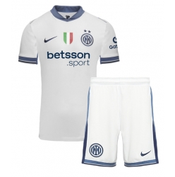 Inter Milan Bortedraktsett Barn 2024-25 Kortermet (+ Korte bukser)