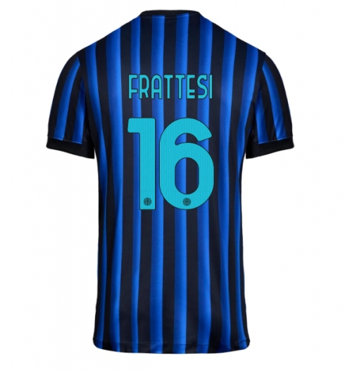 Inter Milan Davide Frattesi #16 Hjemmedrakt 2025-26 Kortermet Inter Milan Davide Frattesi #16 Hjemmedrakt 2025-26 Kortermet