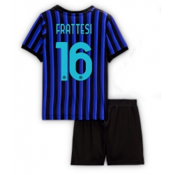 Inter Milan Davide Frattesi #16 Hjemmedraktsett Barn 2025-26 Kortermet (+ Korte bukser)