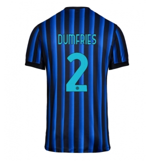 Inter Milan Denzel Dumfries #2 Hjemmedrakt 2025-26 Kortermet