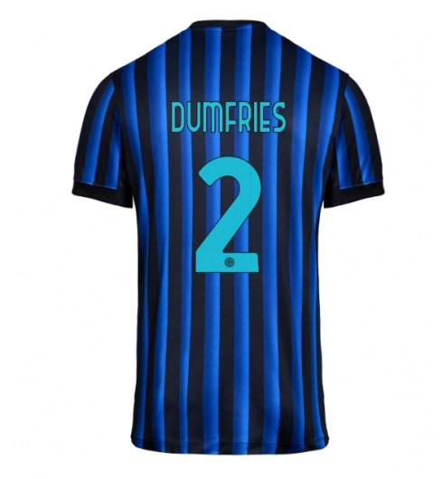 Inter Milan Denzel Dumfries #2 Hjemmedrakt 2025-26 Kortermet Inter Milan Denzel Dumfries #2 Hjemmedrakt 2025-26 Kortermet