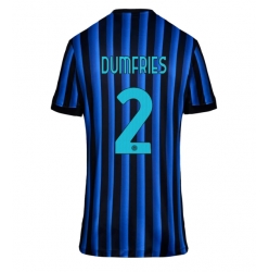 Inter Milan Denzel Dumfries #2 Hjemmedrakt Dame 2025-26 Kortermet