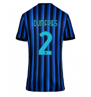 Inter Milan Denzel Dumfries #2 Hjemmedrakt Dame 2025-26 Kortermet