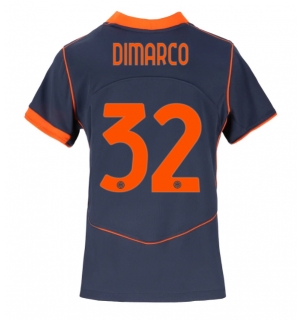 Inter Milan Federico Dimarco #32 Tredjedrakt Dame 2025-26 Kortermet