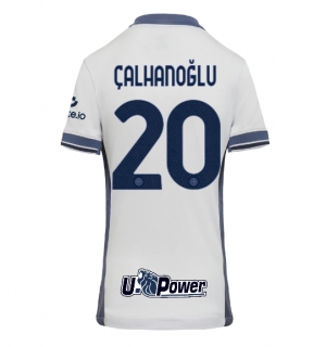 Inter Milan Hakan Calhanoglu #20 Bortedrakt Dame 2024-25 Kortermet