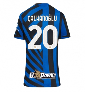 Inter Milan Hakan Calhanoglu #20 Hjemmedrakt Dame 2024-25 Kortermet