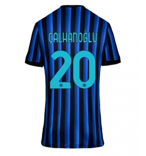 Inter Milan Hakan Calhanoglu #20 Hjemmedrakt Dame 2025-26 Kortermet