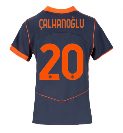 Inter Milan Hakan Calhanoglu #20 Tredjedrakt Dame 2025-26 Kortermet Inter Milan Hakan Calhanoglu #20 Tredjedrakt Dame 2025-26 Kortermet