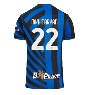 Inter Milan Henrikh Mkhitaryan #22 Hjemmedrakt 2024-25 Kortermet
