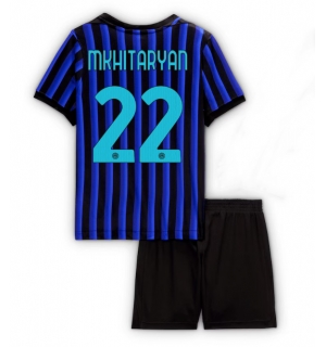 Inter Milan Henrikh Mkhitaryan #22 Hjemmedraktsett Barn 2025-26 Kortermet (+ Korte bukser)