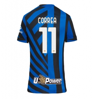 Inter Milan Joaquin Correa #11 Hjemmedrakt Dame 2024-25 Kortermet
