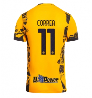 Inter Milan Joaquin Correa #11 Tredjedrakt 2024-25 Kortermet