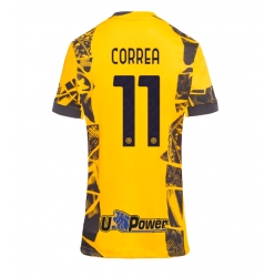 Inter Milan Joaquin Correa #11 Tredjedrakt Dame 2024-25 Kortermet