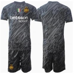Inter Milan Keeper Tredjedraktsett Barn 2024-25 Kortermet (+ Korte bukser)