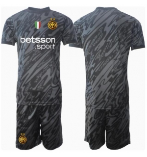 Inter Milan Keeper Tredjedraktsett Barn 2024-25 Kortermet (+ Korte bukser)