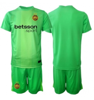 Inter Milan Keeper Tredjedraktsett Barn 2025-26 Kortermet (+ Korte bukser)