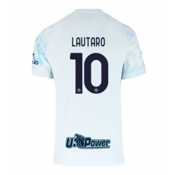 Inter Milan Lautaro Martinez #10 Bortedrakt 2025-26 Kortermet
