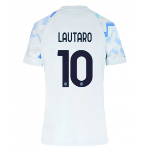 Inter Milan Lautaro Martinez #10 Bortedrakt Dame 2025-26 Kortermet