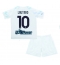 Inter Milan Lautaro Martinez #10 Bortedraktsett Barn 2025-26 Kortermet (+ Korte bukser)