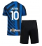 Inter Milan Lautaro Martinez #10 Hjemmedraktsett Barn 2024-25 Kortermet (+ Korte bukser)