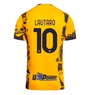 Inter Milan Lautaro Martinez #10 Tredjedrakt 2024-25 Kortermet