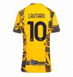 Inter Milan Lautaro Martinez #10 Tredjedrakt Dame 2024-25 Kortermet