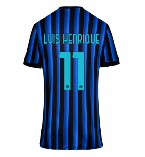 Inter Milan Luis Henrique #11 Hjemmedrakt Dame 2025-26 Kortermet Inter Milan Luis Henrique #11 Hjemmedrakt Dame 2025-26 Kortermet