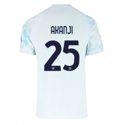 Inter Milan Manuel Akanji #25 Bortedrakt 2025-26 Kortermet