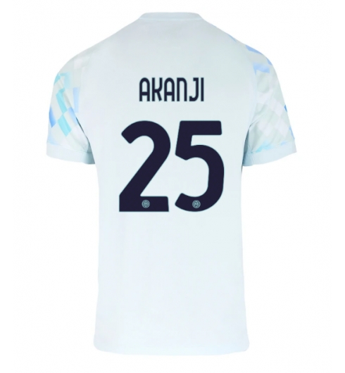 Inter Milan Manuel Akanji #25 Bortedrakt 2025-26 Kortermet Inter Milan Manuel Akanji #25 Bortedrakt 2025-26 Kortermet