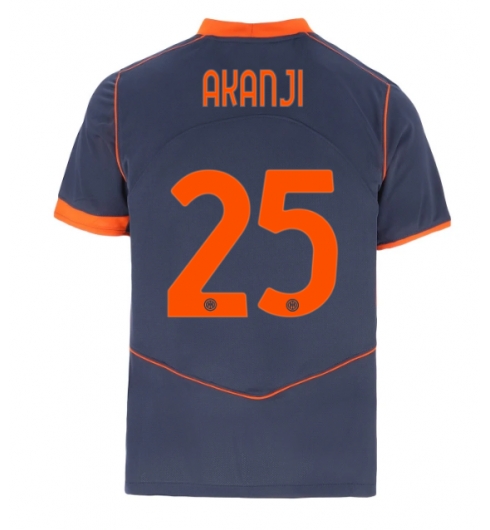 Inter Milan Manuel Akanji #25 Tredjedrakt 2025-26 Kortermet Inter Milan Manuel Akanji #25 Tredjedrakt 2025-26 Kortermet